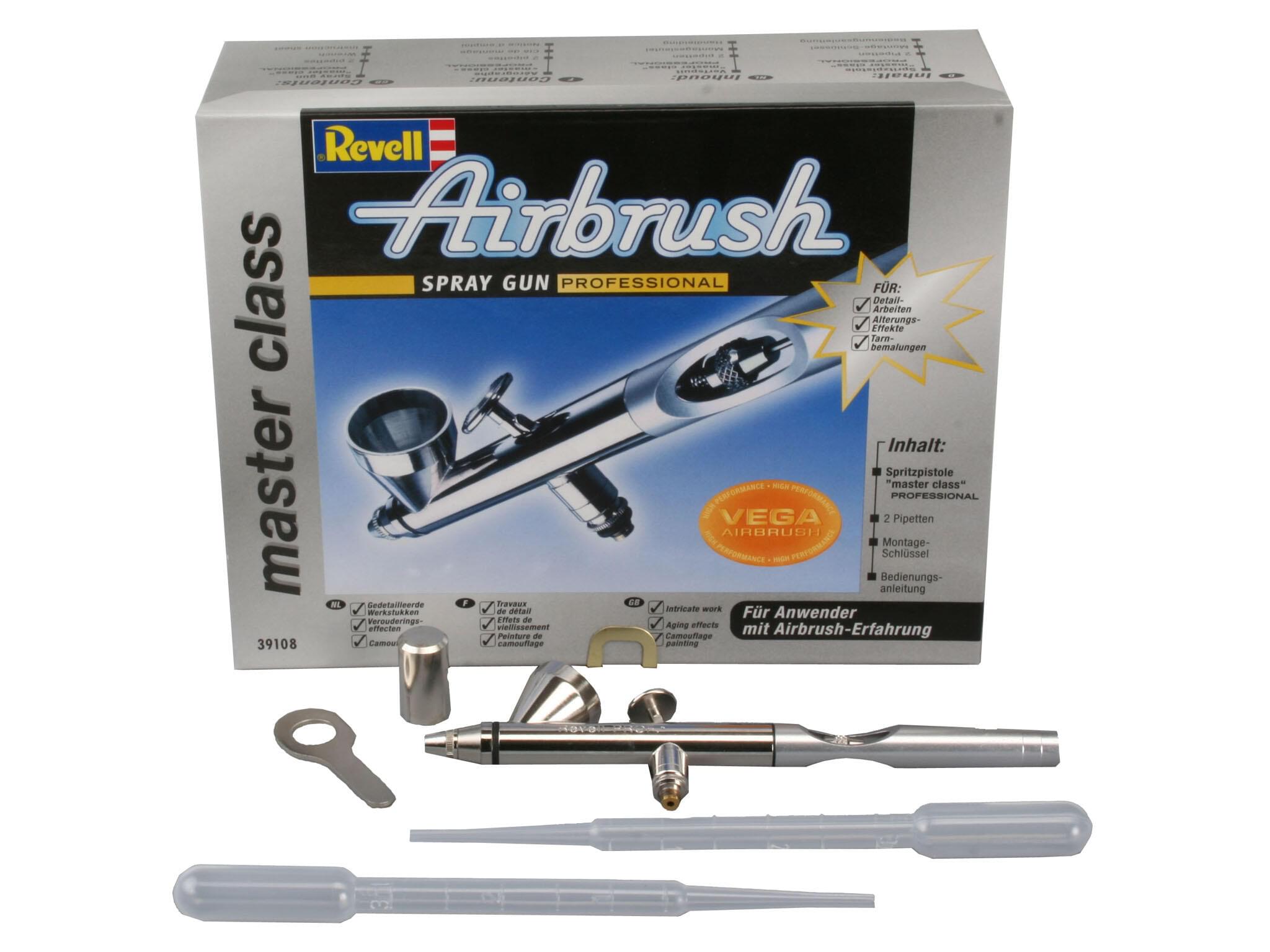 Pistolet à peinture "Professional" Master Class Aérographe Revell pour les expérimentés 39108
