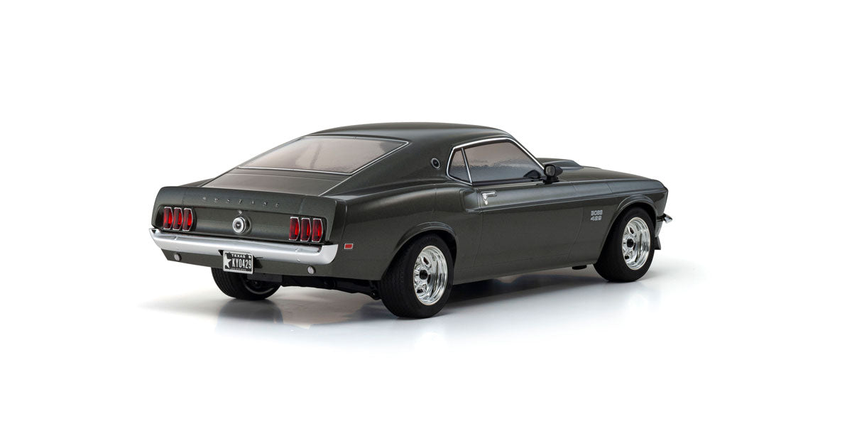 Kyosho Fazer FZ02 (L) Ford Mustang Boss 429 Black 1969 1/10 Pack - K.34437T1-FS