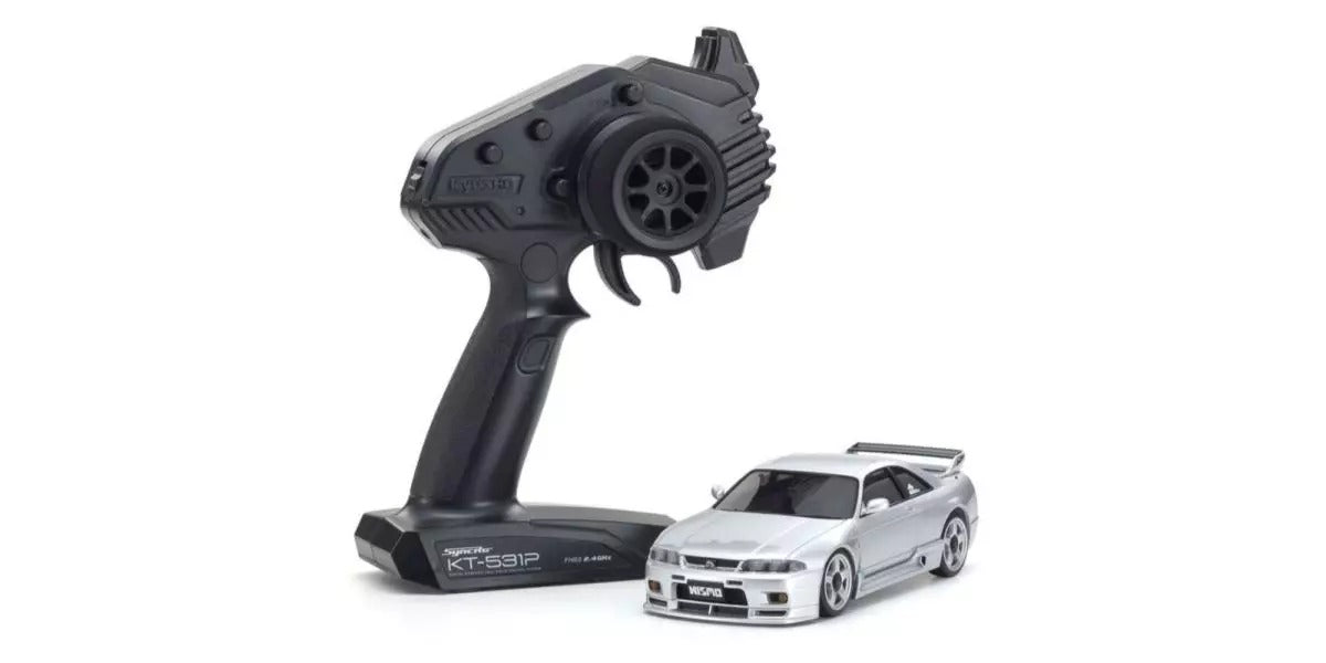 Kyosho Mini-Z AWD Nissan Skyline GT-R R33 Argent Nismo (MA020-KT-531P) K.32659S