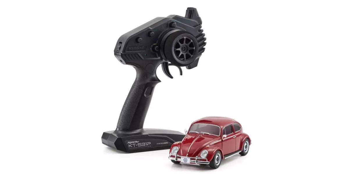 Kyosho Mini-Z MR04 RWD Volkswagen Beetle 1300 1966 Rouge ruby 32374RR