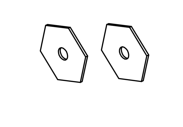 Plaques de friction pour patins (2) - 1610141