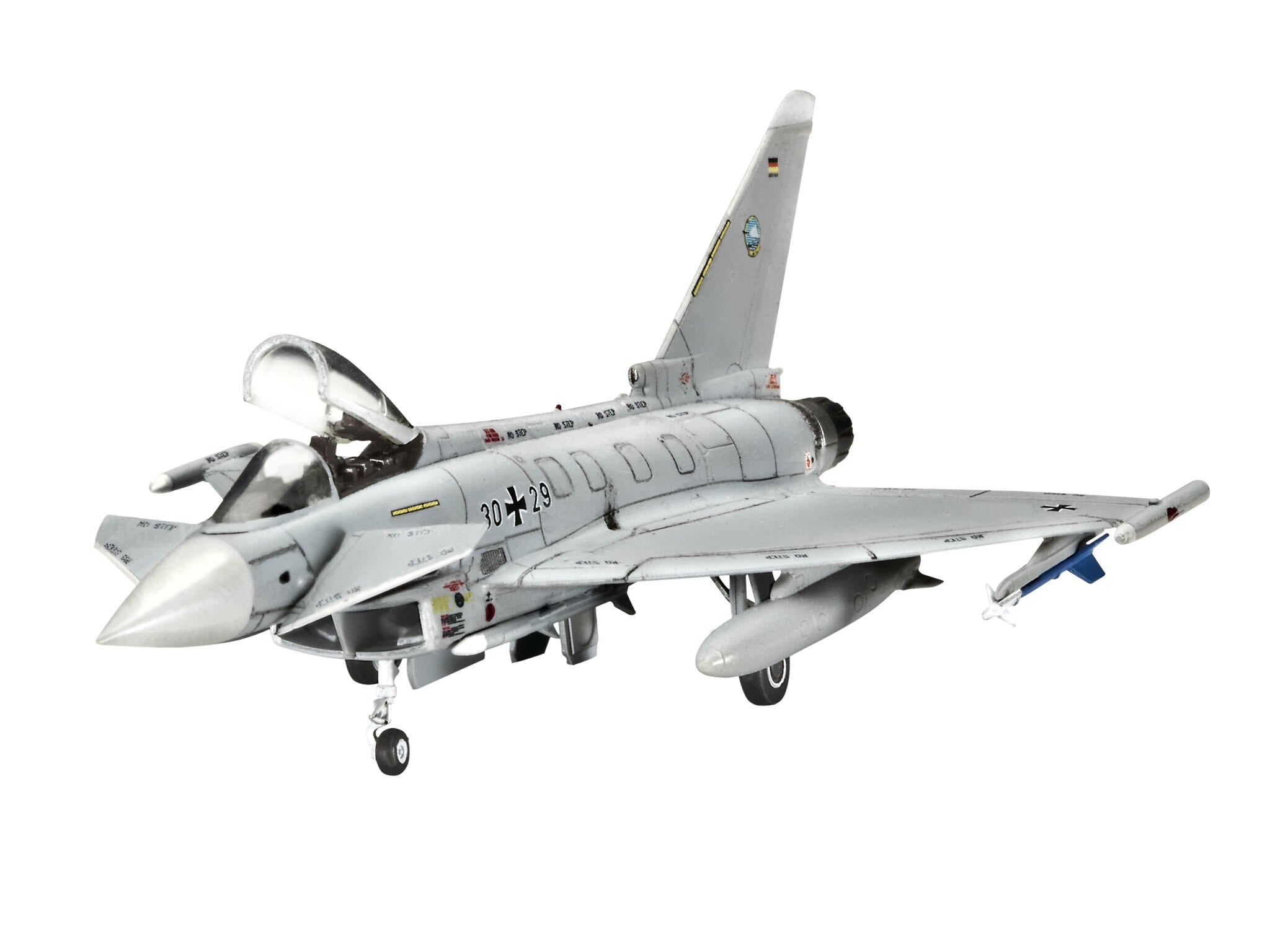 Maquette Revell Starter kit 74282 Eurofighter Typhoon (single seater) avec accessoires de base