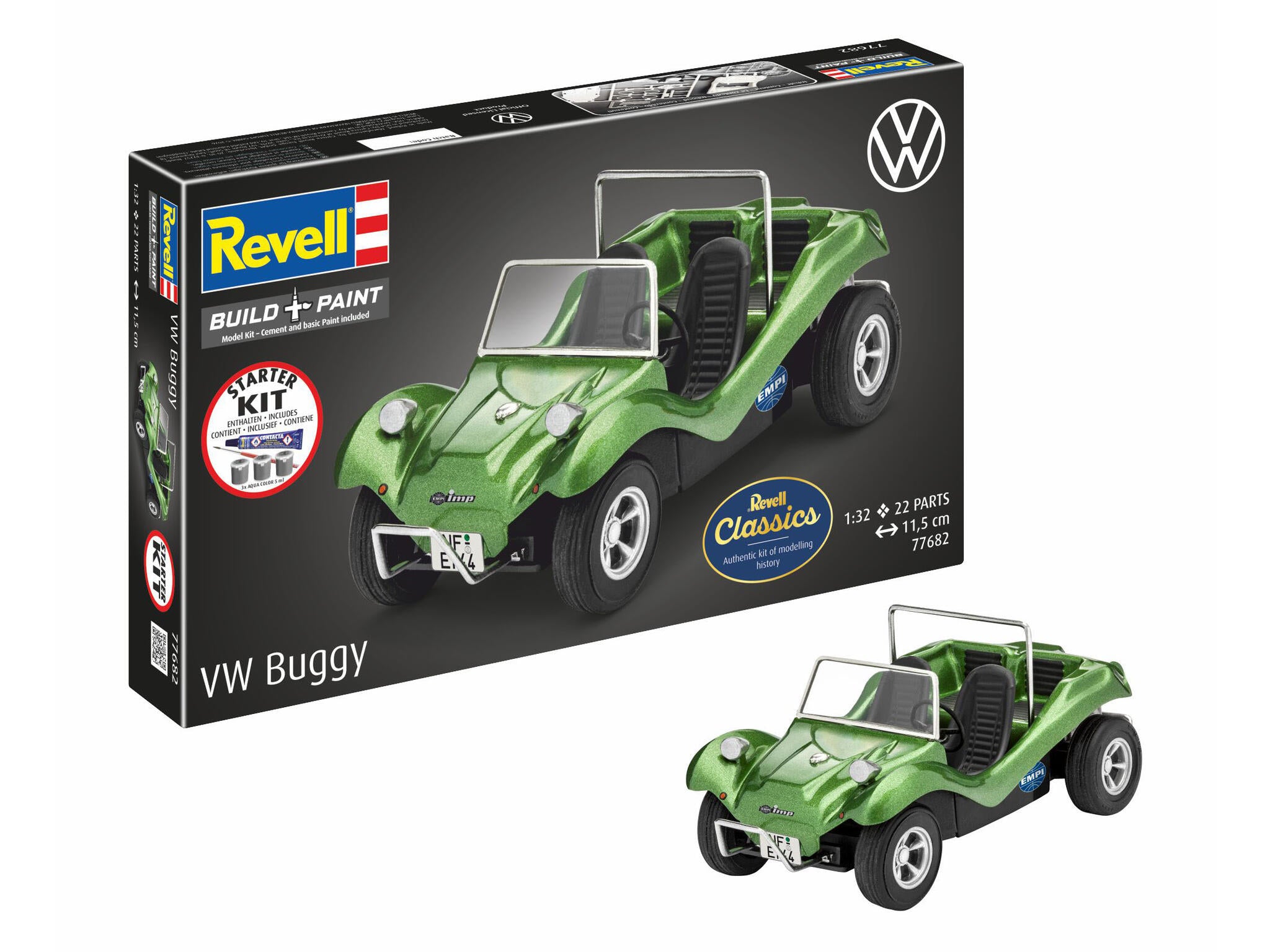 Maquette Revell Starter kit 77682 VW Buggy avec accessoires de base