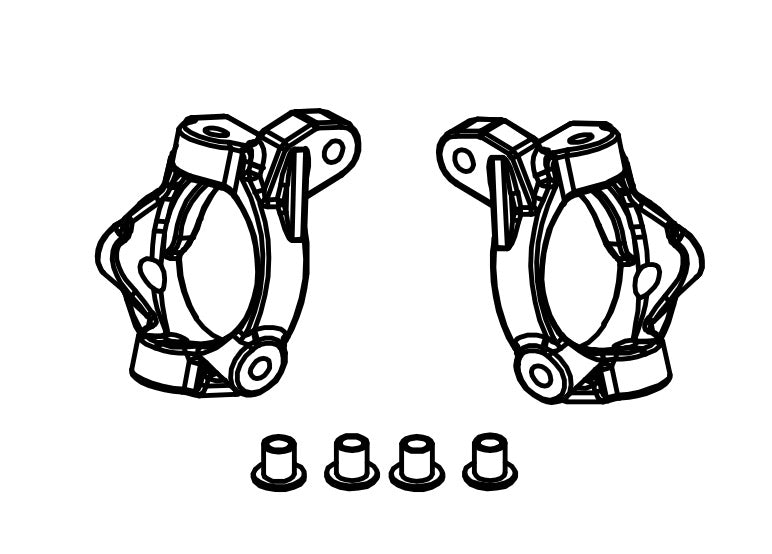 Fusée de roues gauche/droite - 1210030