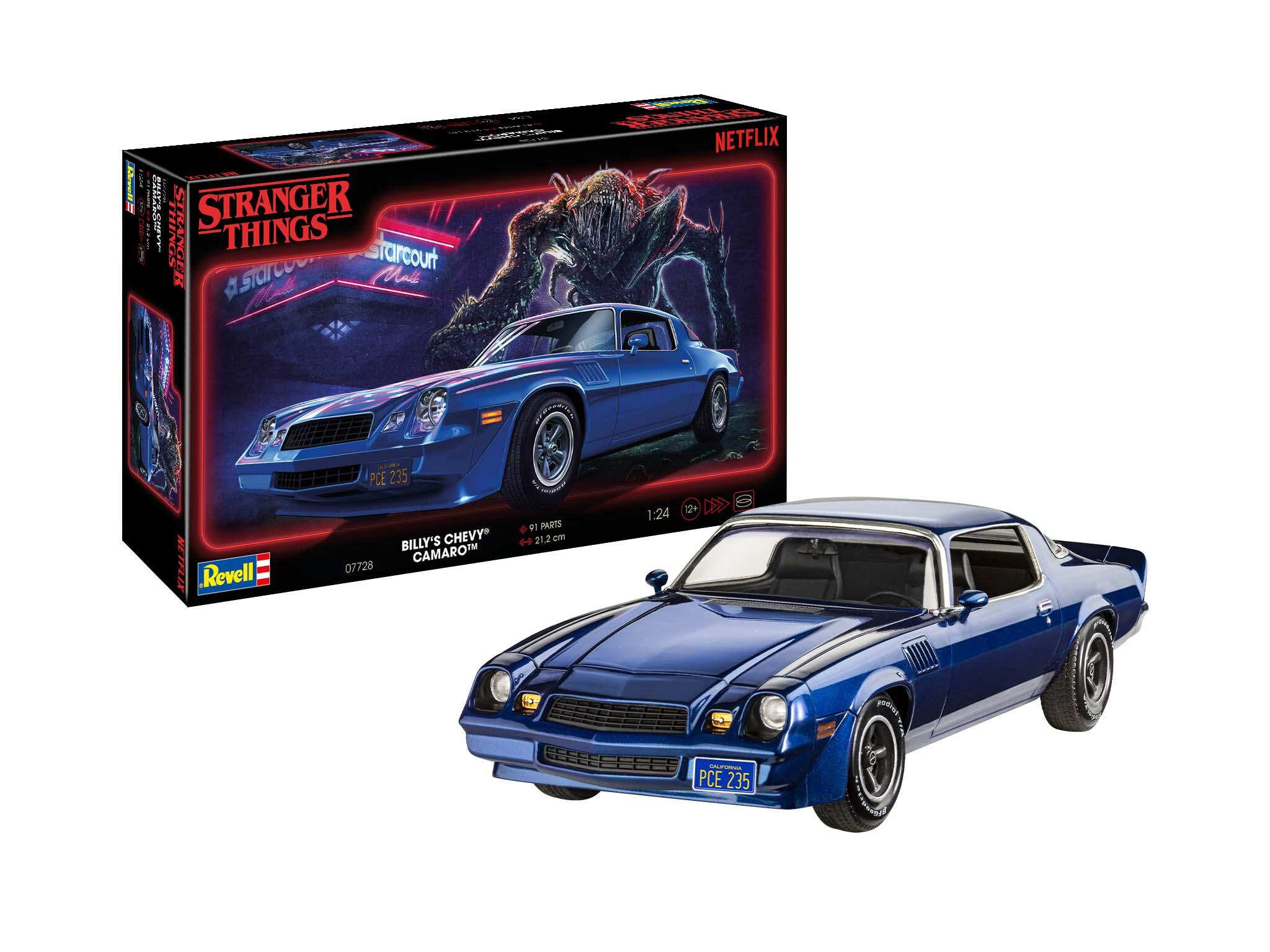 Maquette film Revell 07728 "Stranger Things" Billy's Chevy Camaro Z/28