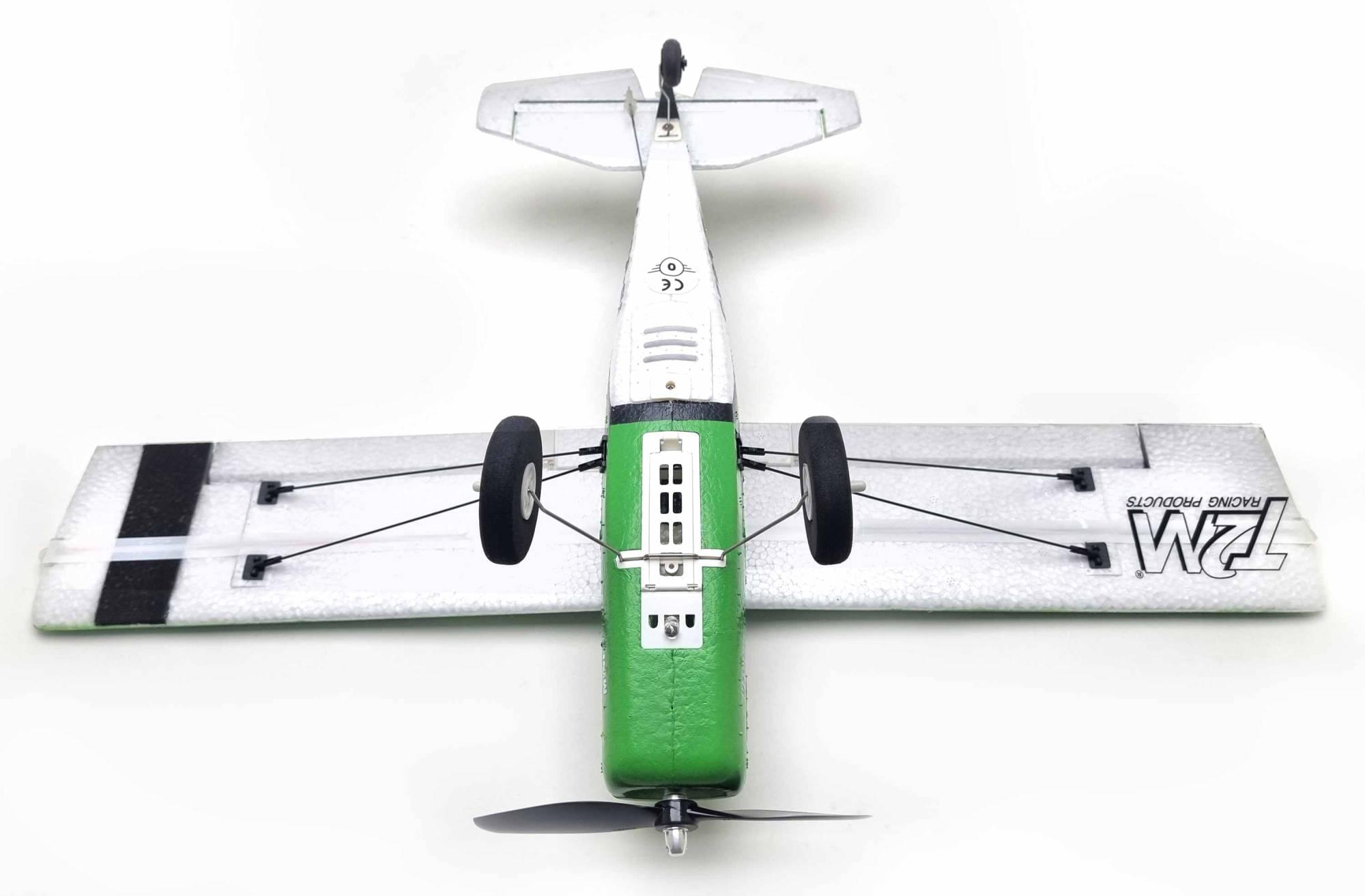 Avion débutant mini Skytrainer vert - T4531GR - Breizh Modélisme.