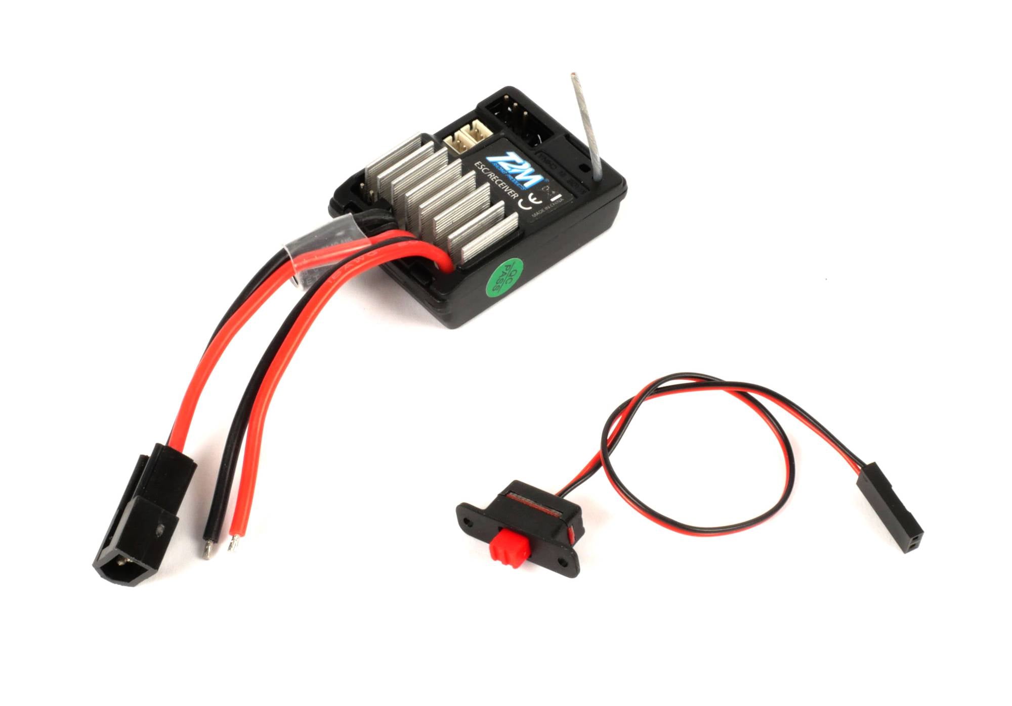 Module récepteur/variateur (convient pour servo 3 fils) - T2M T4933/32N - Breizh Modélisme.