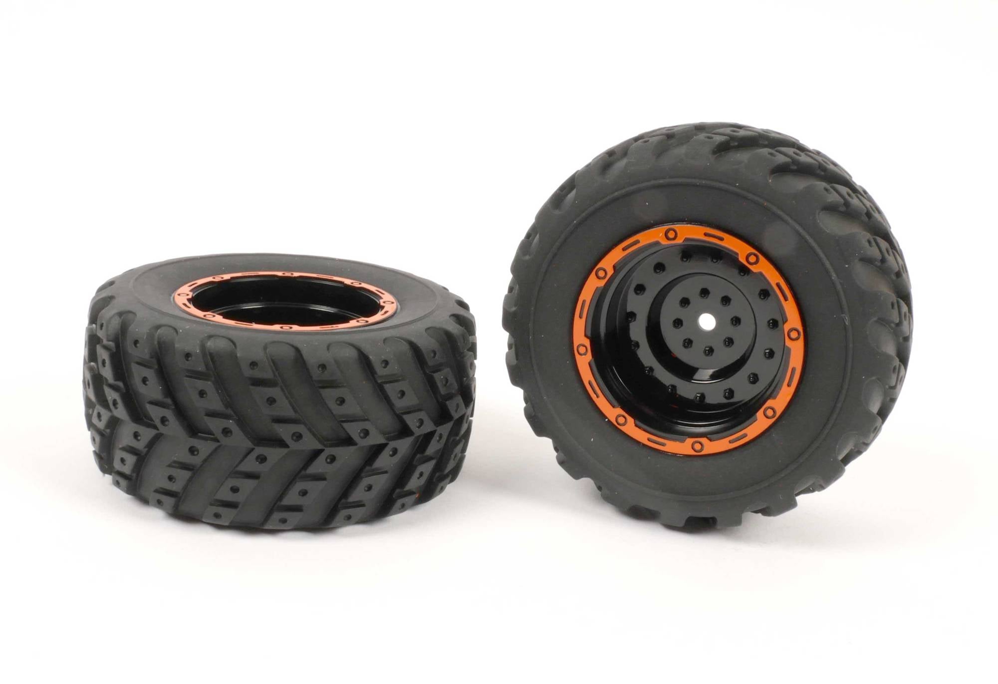 Roue RC orange Truck T2M Stormer T4965/16OR