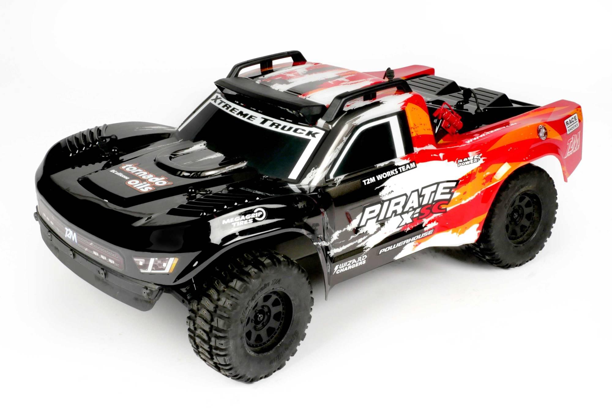 T2M Pirate X-SC Short Course Brushless RTR T4978 orange - Breizh Modélisme.