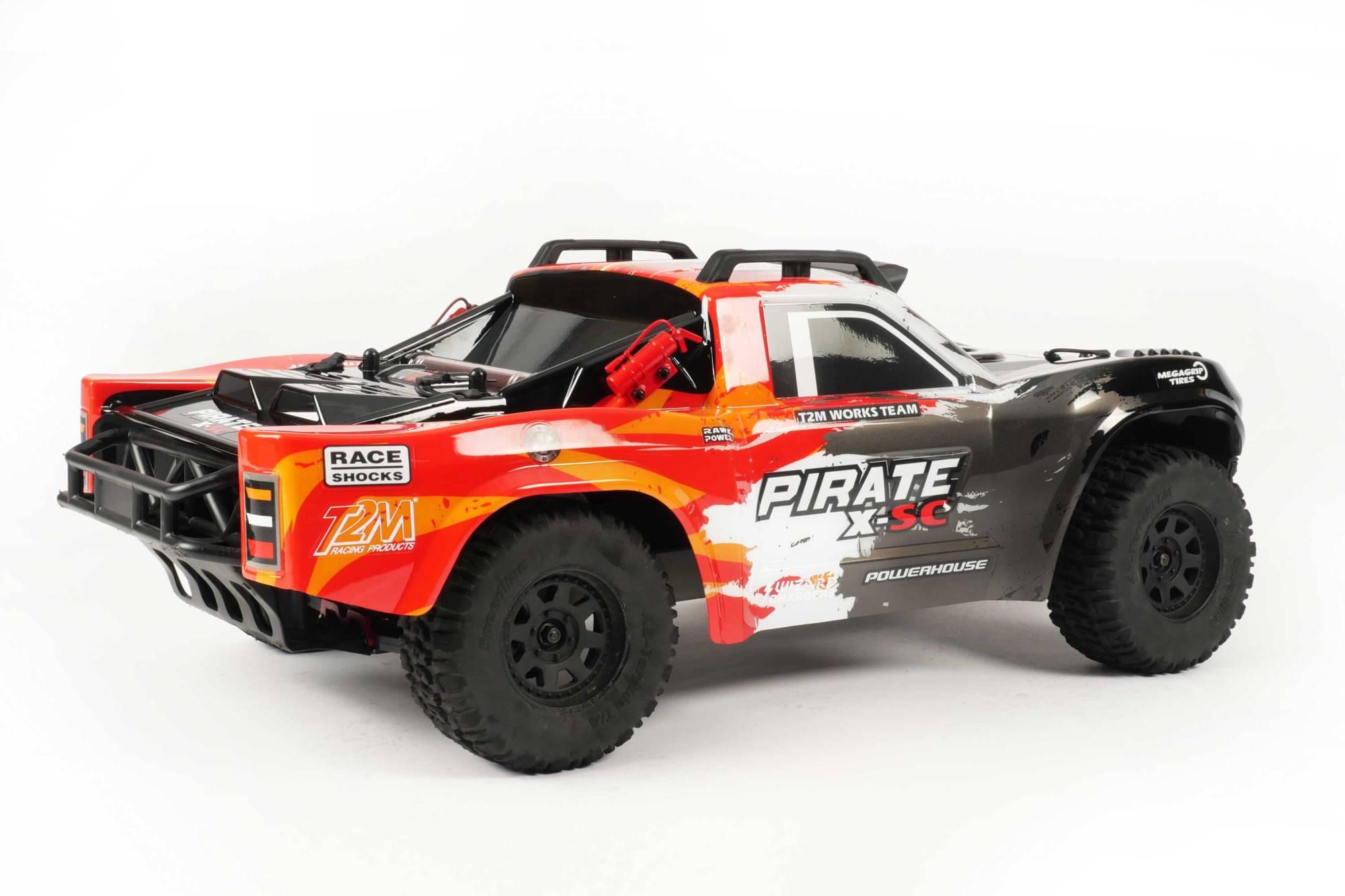 T2M Pirate X-SC Short Course Brushless RTR T4978 orange - Breizh Modélisme.