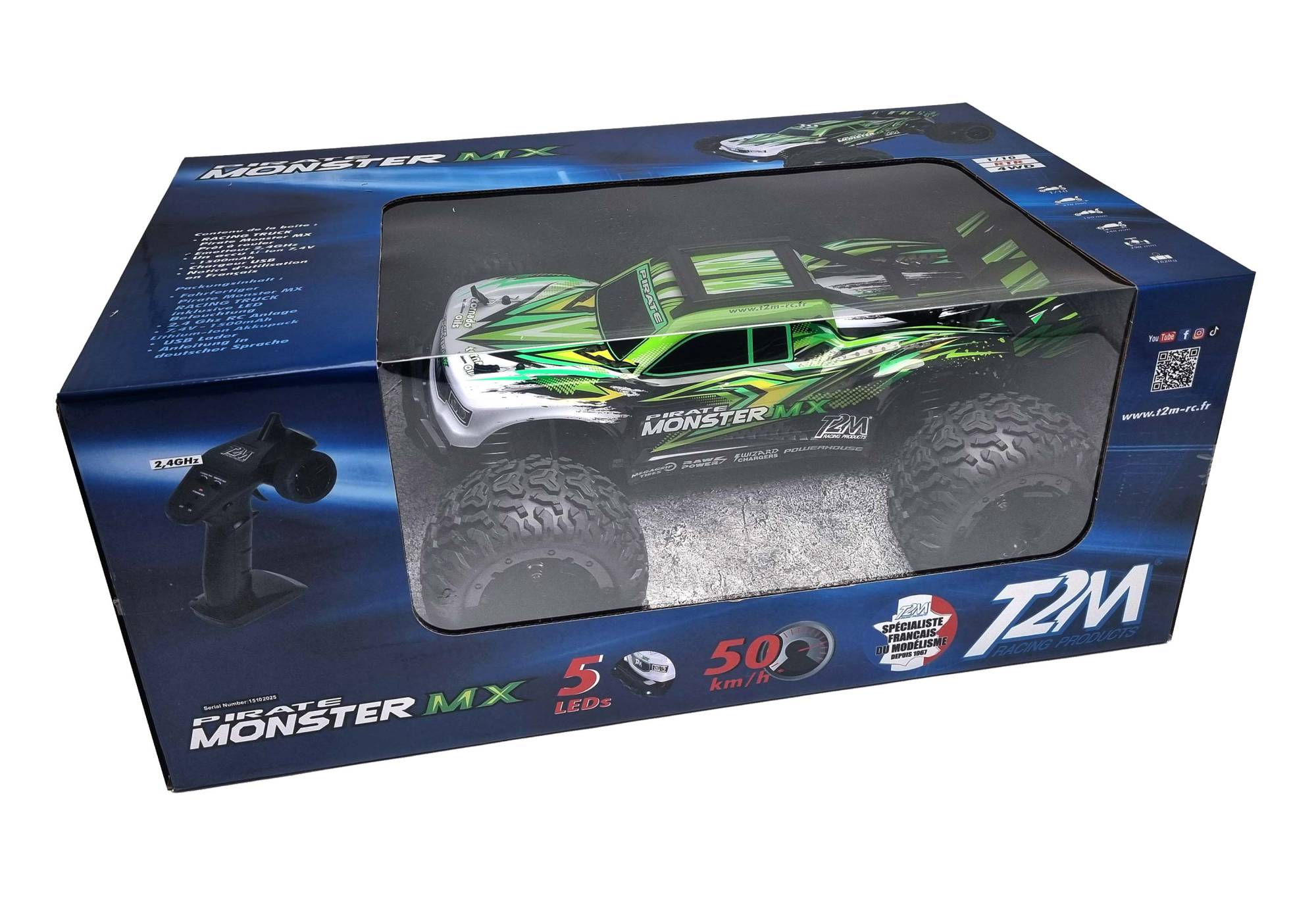 T2M Pirate Monster MX Truck RC électrique 1/10 - T4986