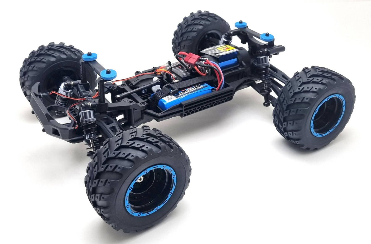 T2M Pirate Racer 2 T4991 – Monster Truck RC électrique 4x4 1/10 RTR bleu