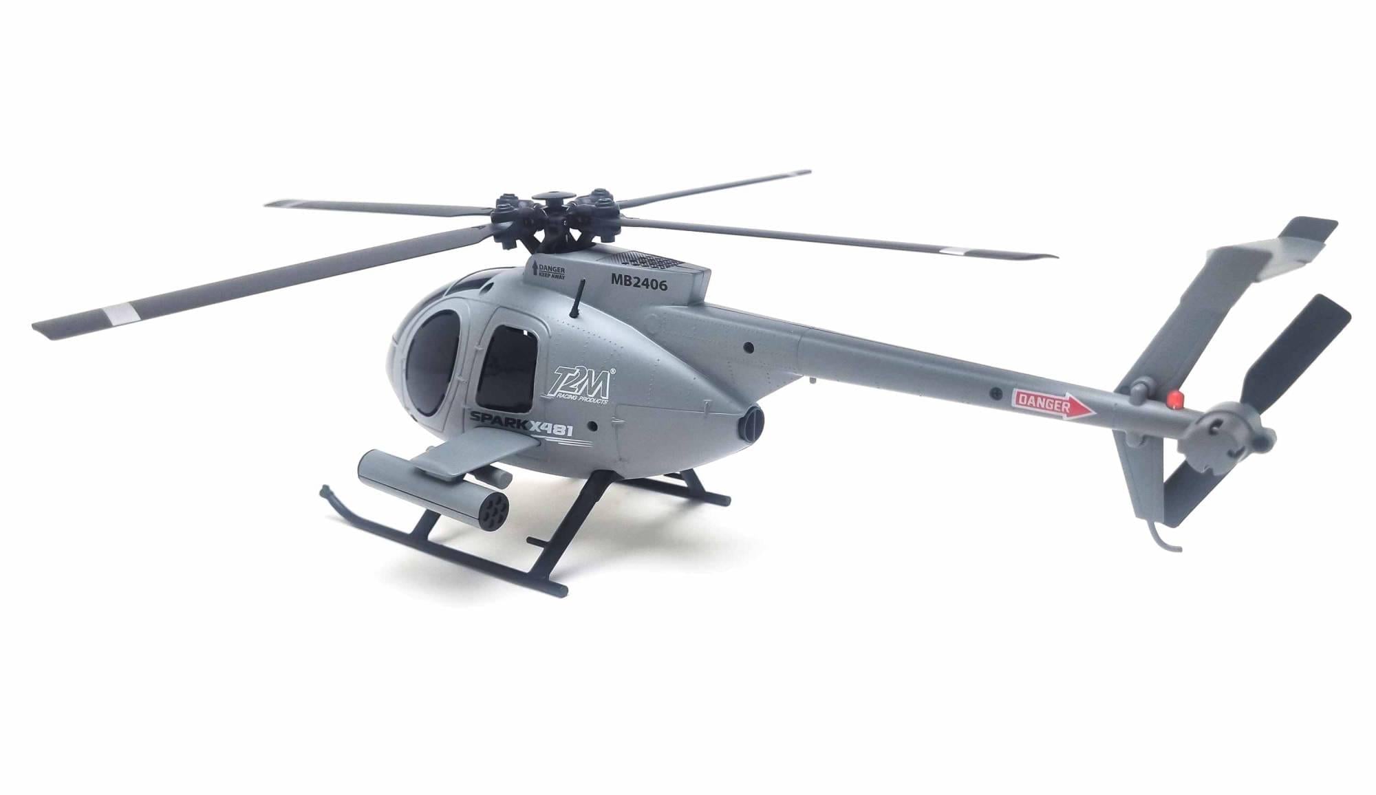 Hélicoptère RC Mono rotor T2M T5195GY Spark X481 gris