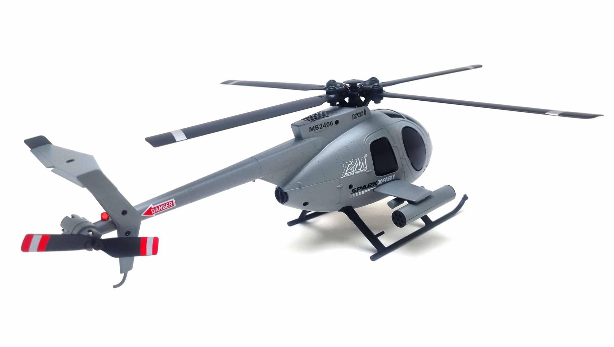 Hélicoptère RC Mono rotor T2M T5195GY Spark X481 gris