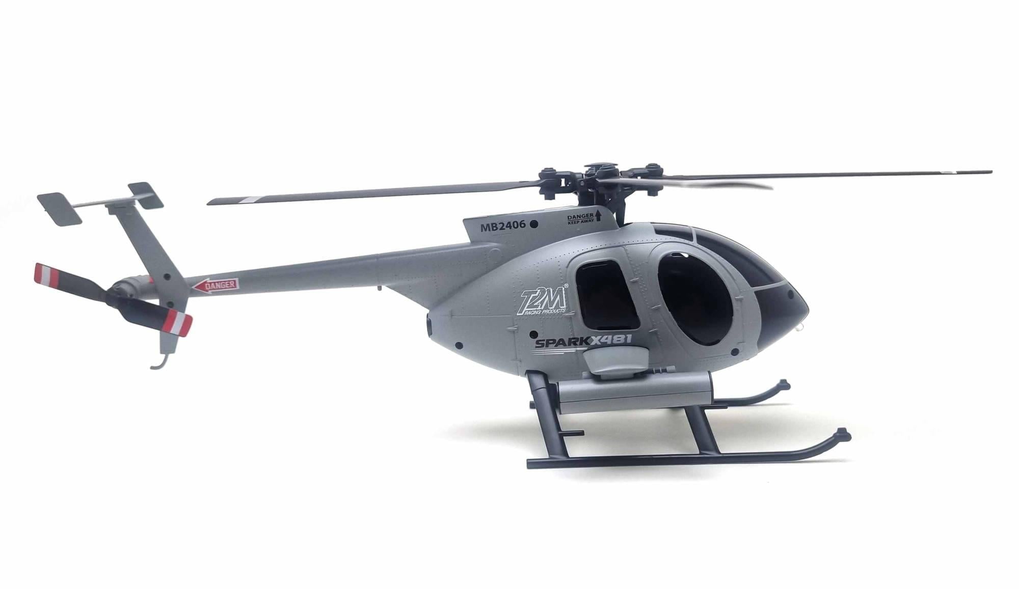 Hélicoptère RC Mono rotor T2M T5195GY Spark X481 gris