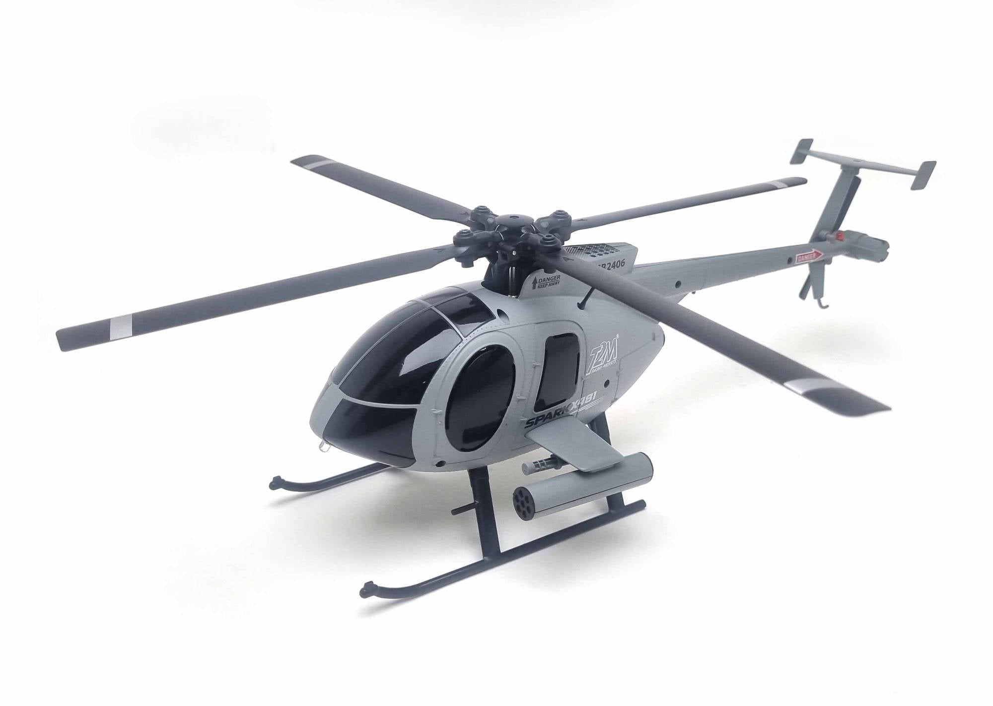 Hélicoptère RC Mono rotor T2M T5195GY Spark X481 gris