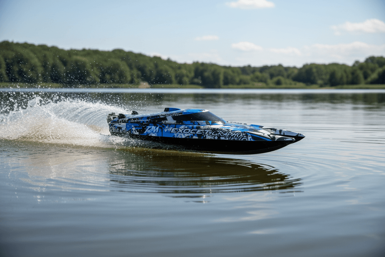 Bateau RC T2M graphix RTR pour enfants 2.4 gHz - T624 - Breizh Modélisme.