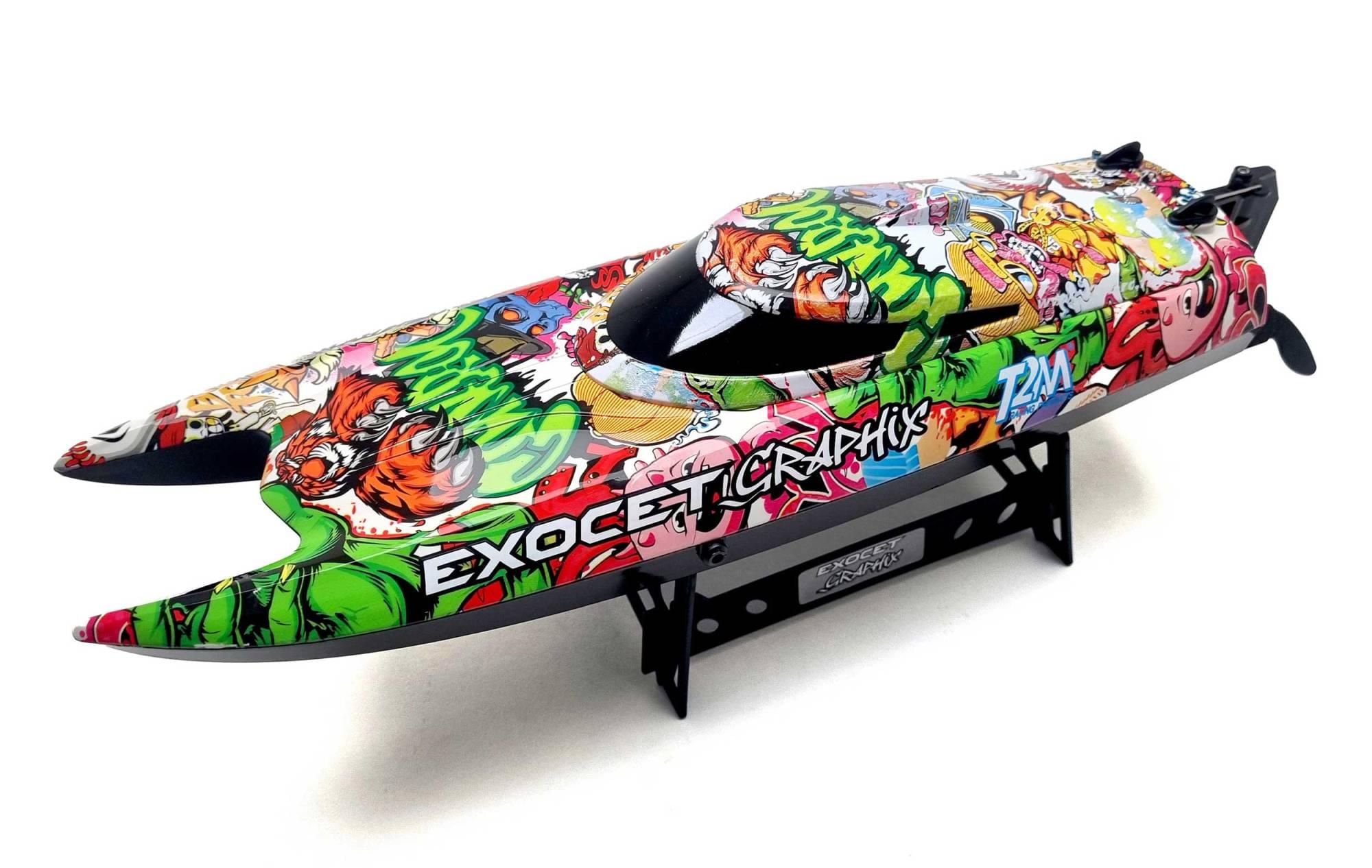 Bateau RC T2M graphix RTR pour enfants 2.4 gHz - T624