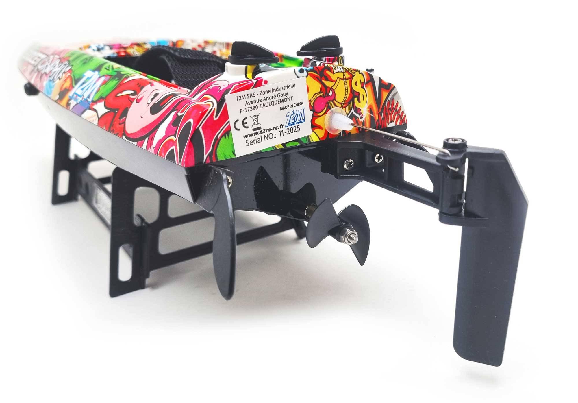 Bateau RC T2M graphix RTR pour enfants 2.4 gHz - T624