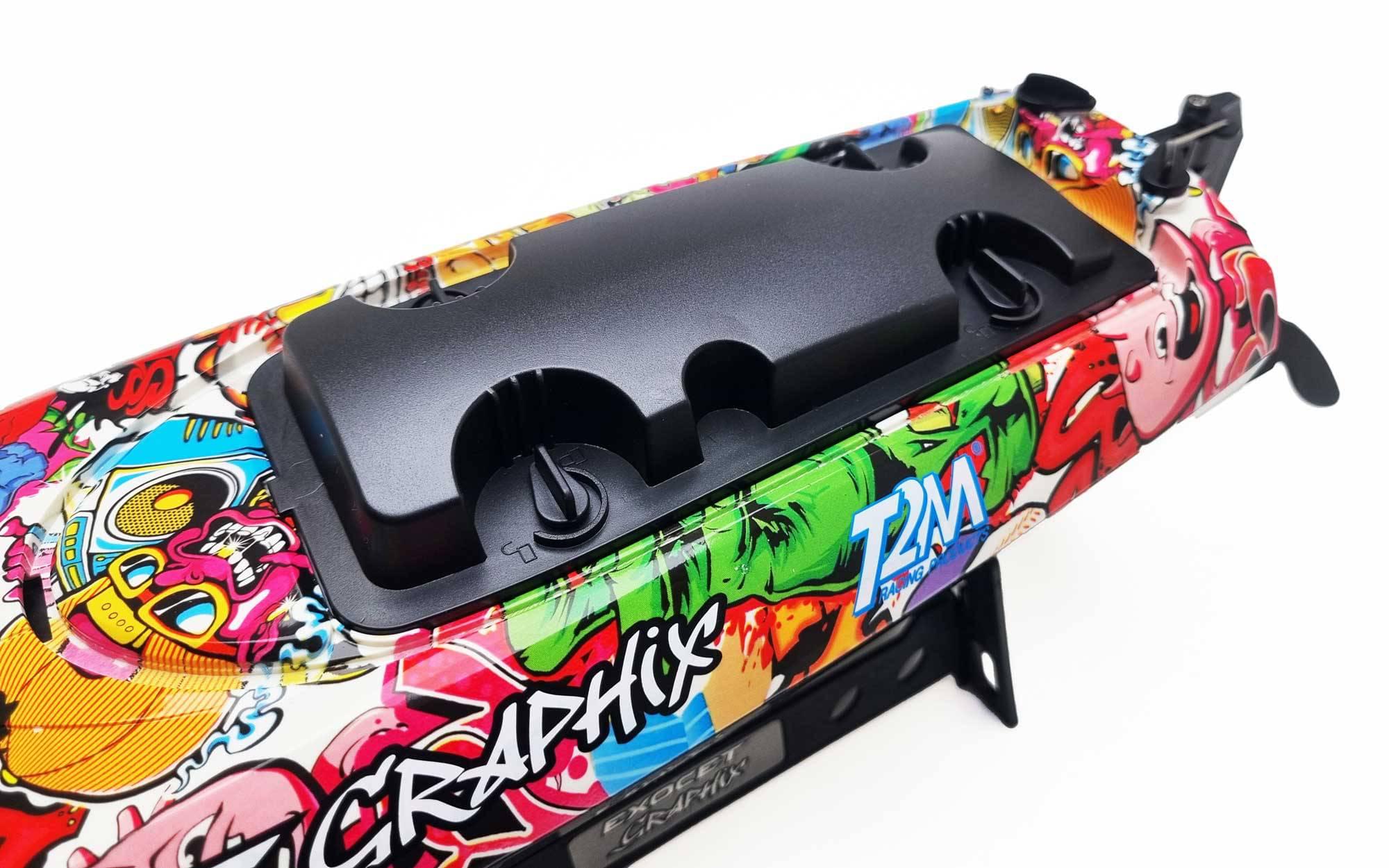 Bateau RC T2M graphix RTR pour enfants 2.4 gHz - T624