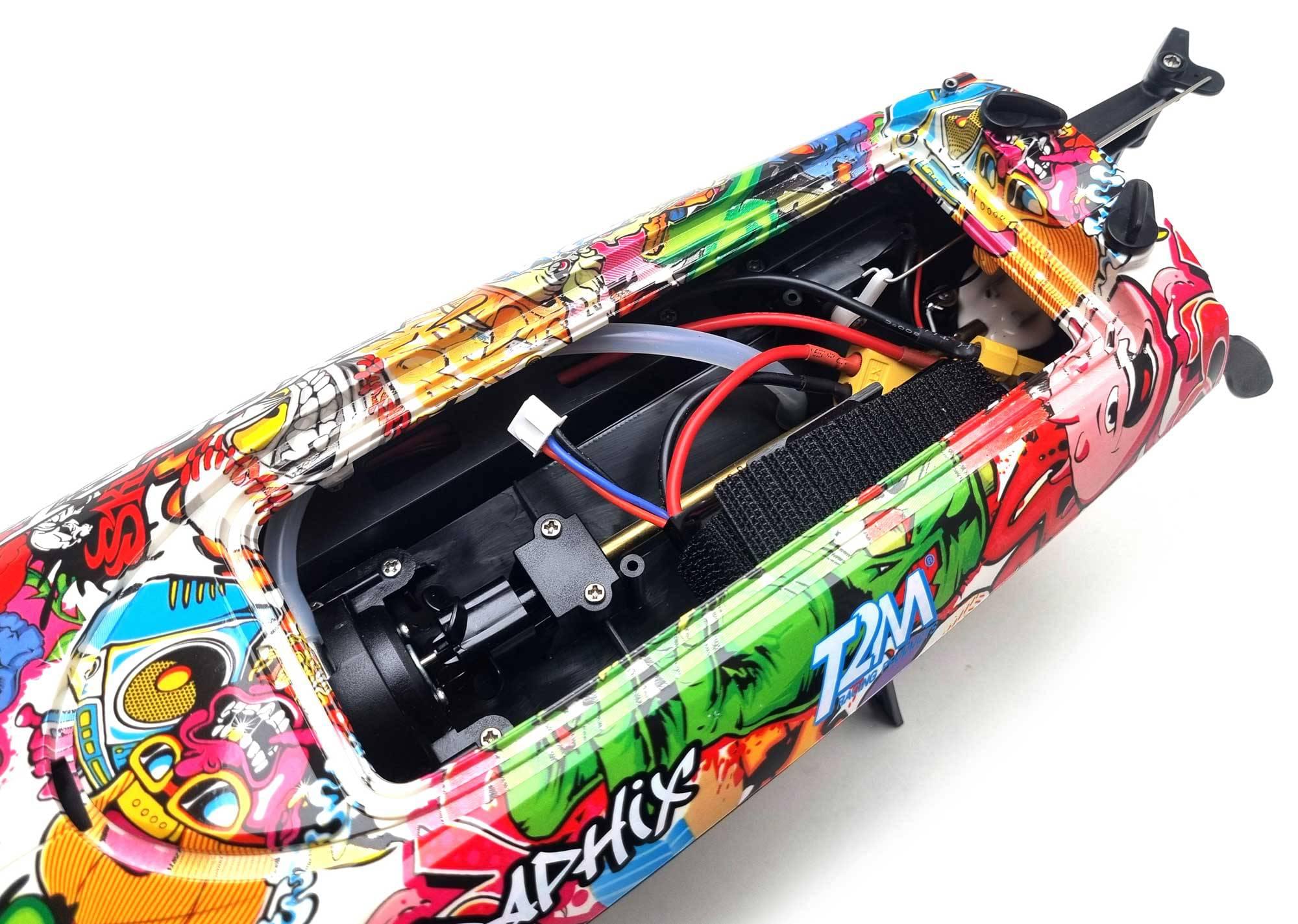 Bateau RC T2M graphix RTR pour enfants 2.4 gHz - T624