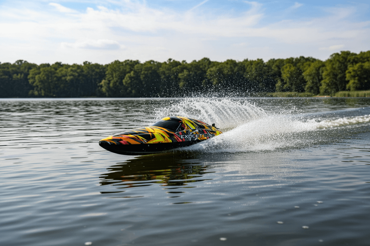 Bateau RC T2M Exocet Brushless 35km/h - T625