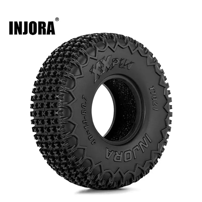4 pneus Injora 0.7 "40*14mm XHX Pin pour 1/30 SCX30