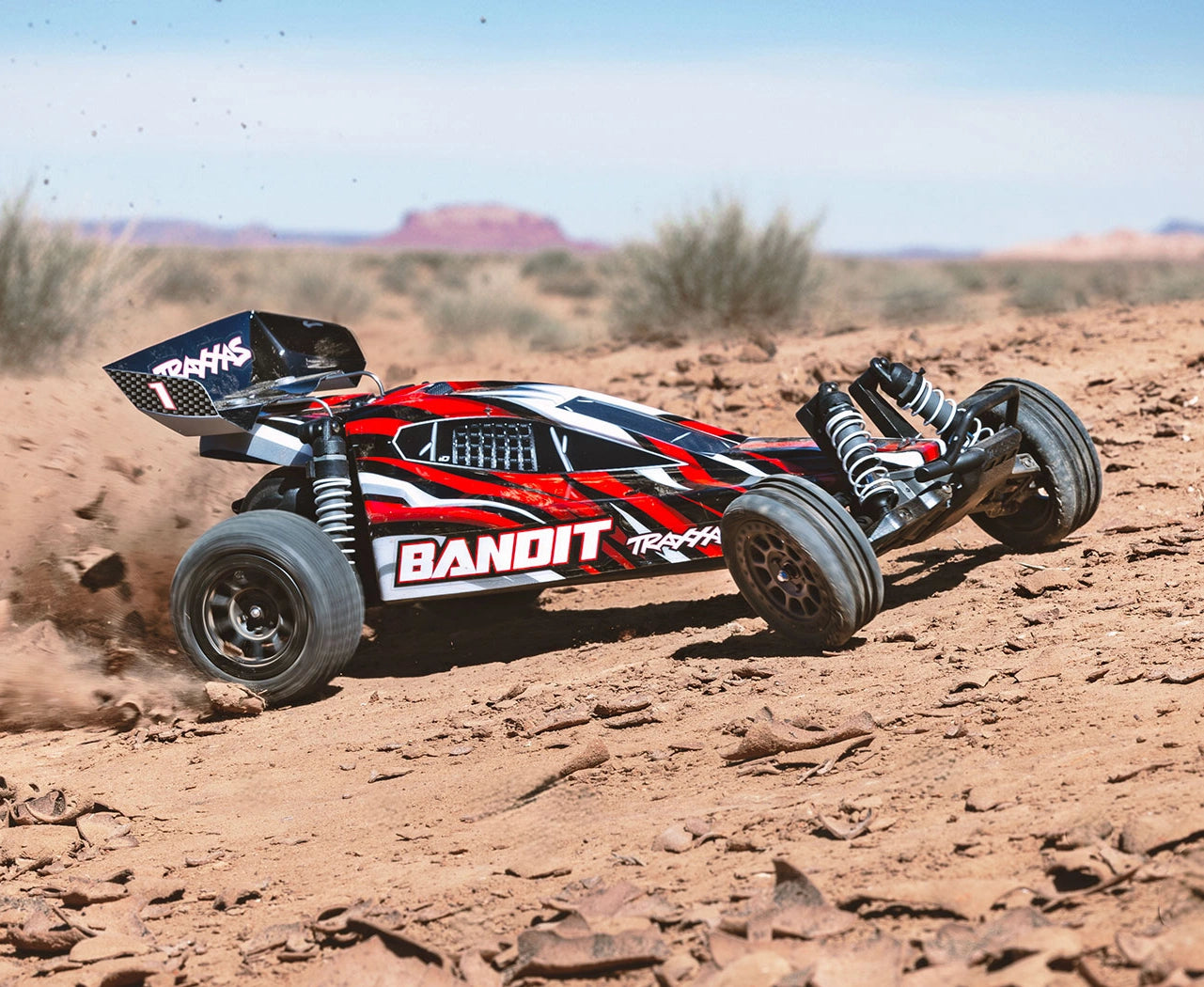 Traxxas Bandit 4x2 charbon avec accu et chargeur usb - 24254-8