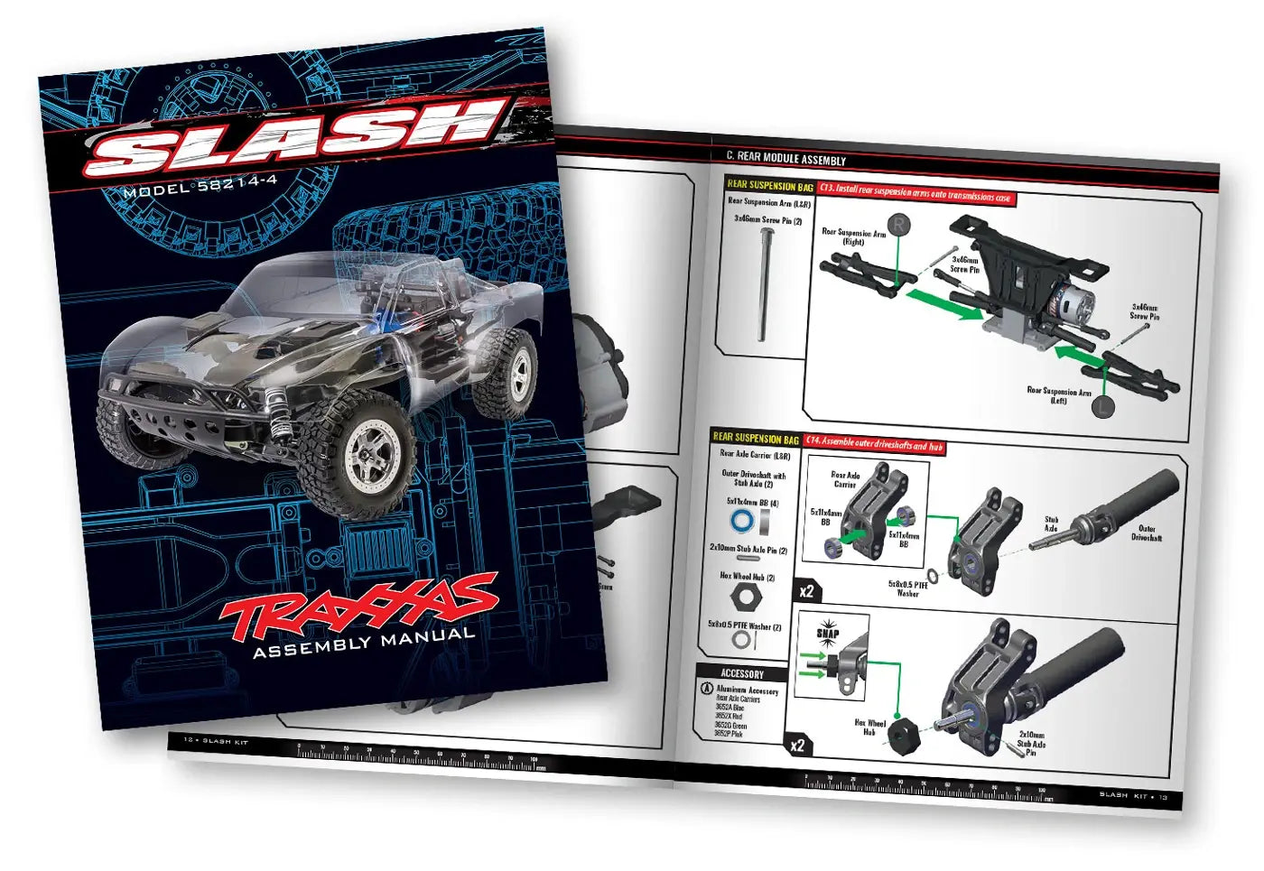 Kit à monter Slash 4x2 moteur charbon XL-5 - TRX58214-4