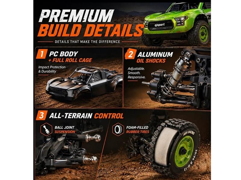 Short course UDI RC Sierra PRO 1/12 Brushless RTR 4WD UD1203 PRO 80km/h