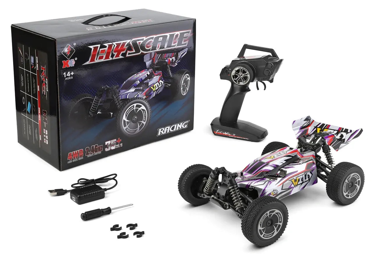 Buggy RC RTR 1/14 - 40km/h 4WD Wltoys 144016 - Breizh Modélisme.