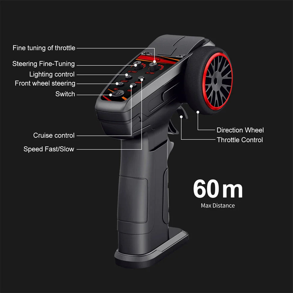 Mini Crawler RC 1/18 Scale RTR gris 3108 - Breizh Modélisme.