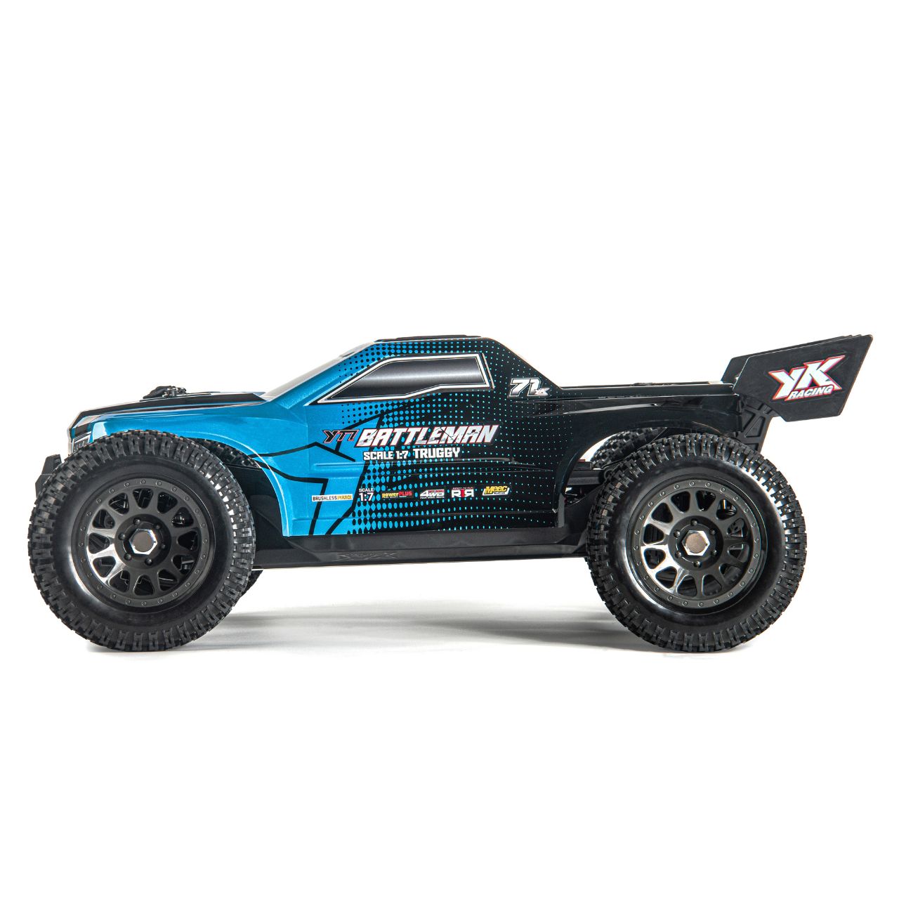 Yikong YT7 SE BATTLEMAN 1/7 Truggy 4WD Brushless bleu - Breizh Modélisme.