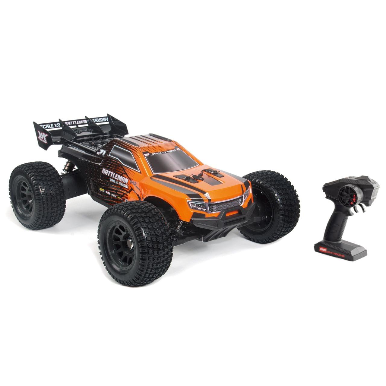 Yikong YT7 SE BATTLEMAN 1/7 Truggy 4WD Brushless Orange - Breizh Modélisme.