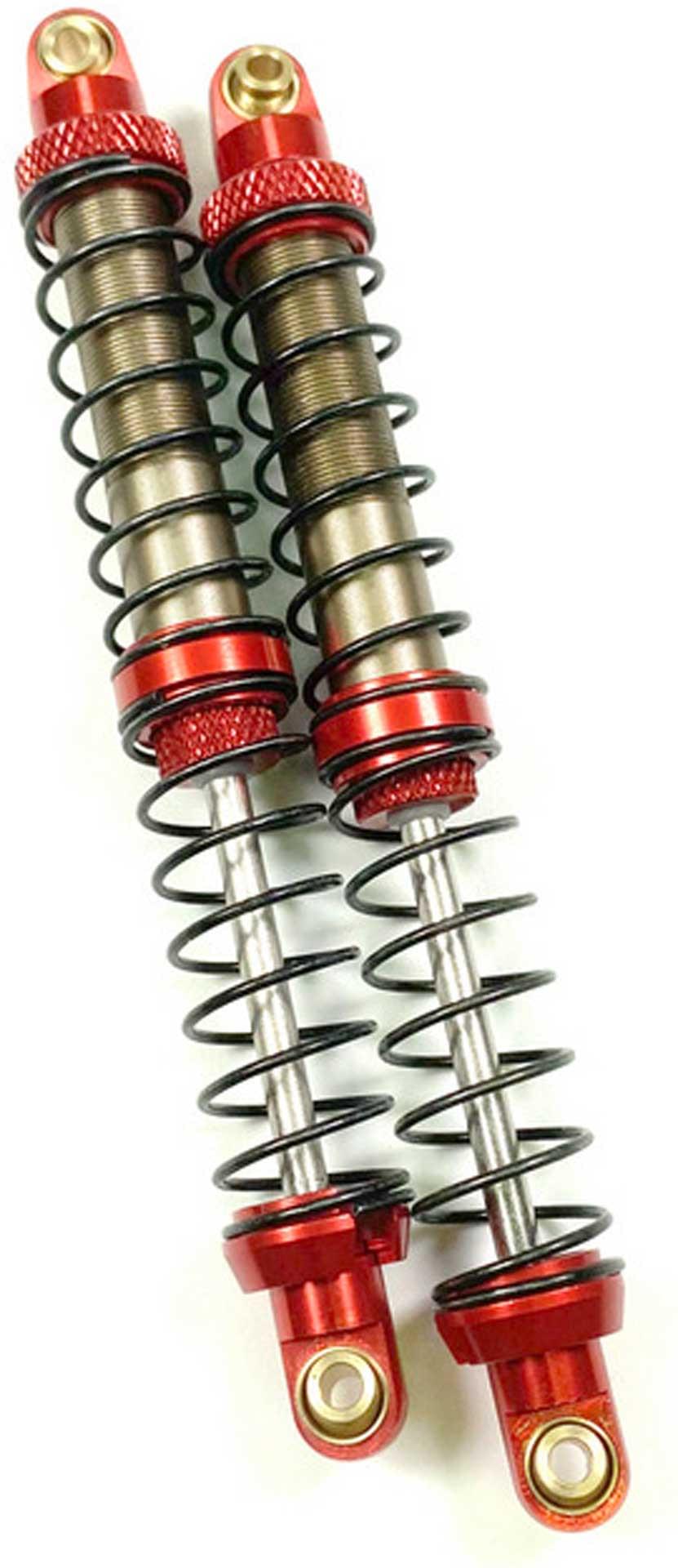 2 Amortisseurs en alliage Slim-Line 110mm pour crawler 1/10 - Breizh Modélisme.