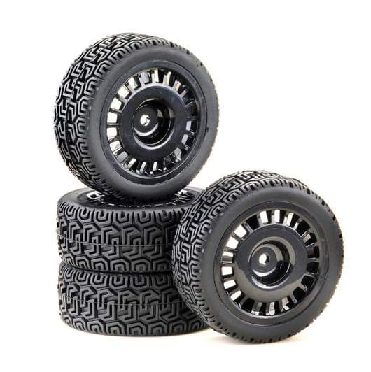4 roues AV/ARR Rallye Winded Design noire 1/10 - 2510061 - Breizh Modélisme.