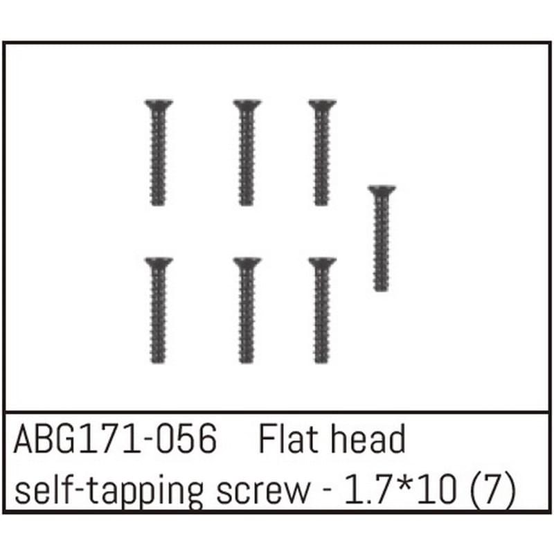 7 Vis 1.7x10mm pour G171/172/173/174 - 71-056 - Breizh Modélisme.