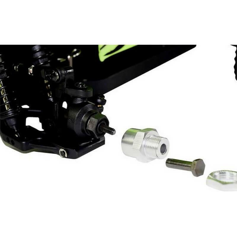 Adaptateurs de roue en aluminium de 12mm à 17mm (+15mm) - ABSIMA 2560023 - Breizh Modélisme.