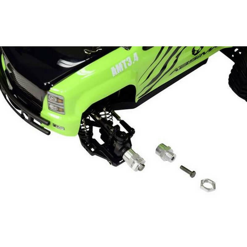 Adaptateurs de roue en aluminium de 12mm à 17mm (+15mm) - ABSIMA 2560023 - Breizh Modélisme.