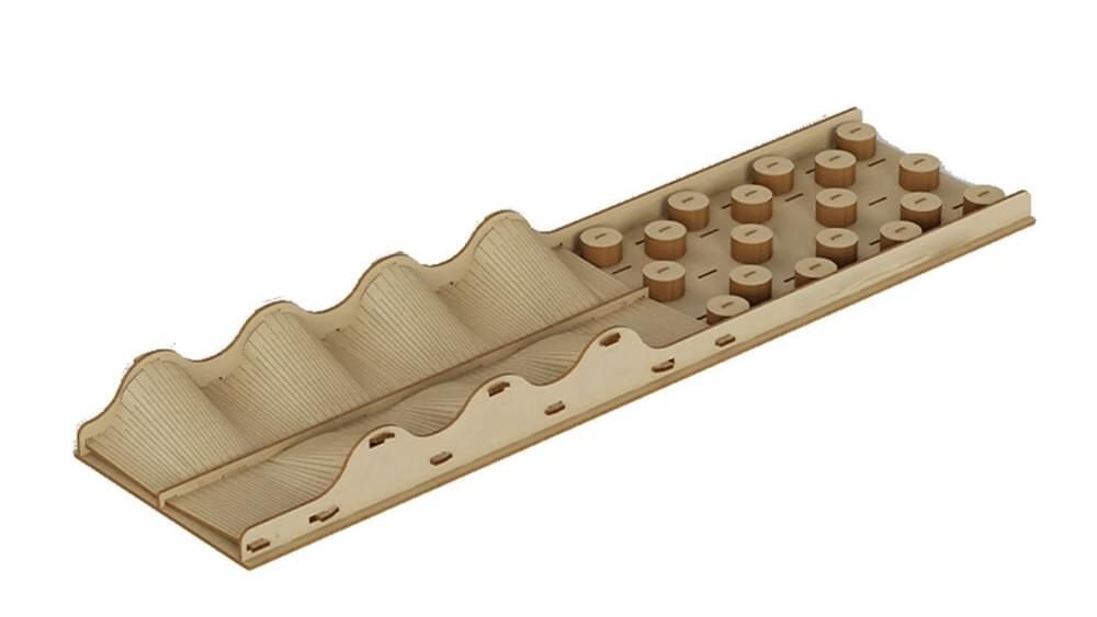 Obstacle Crawler Piles et vagues" 1:24/1:18 (200 pcs) - 2320203" - Breizh Modélisme.