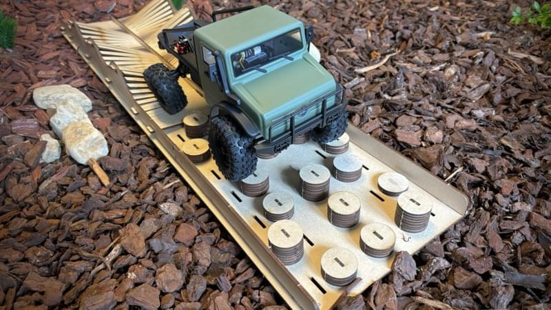 Obstacle Crawler Piles et vagues" 1:24/1:18 (200 pcs) - 2320203" - Breizh Modélisme.