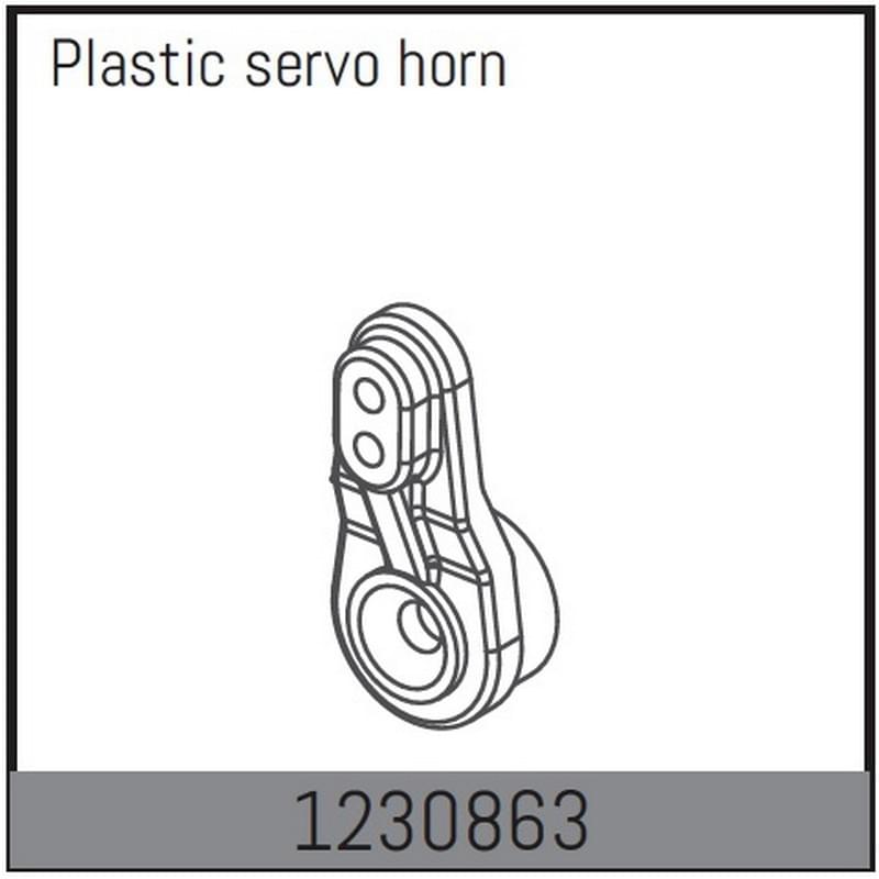 Palonnier de servo plastique pour Absima Desert Rock Racer ADB1.4 - 1230863 - Breizh Modélisme.