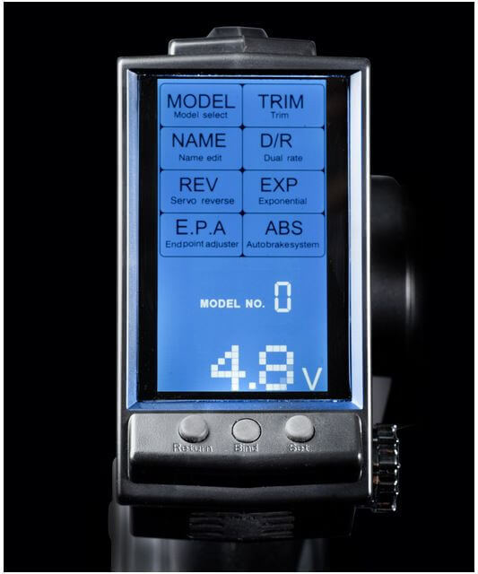 Radio 3 voies absima CR3P + 2 recepteurs 2.4ghz waterproof - 2000102 - Breizh Modélisme.