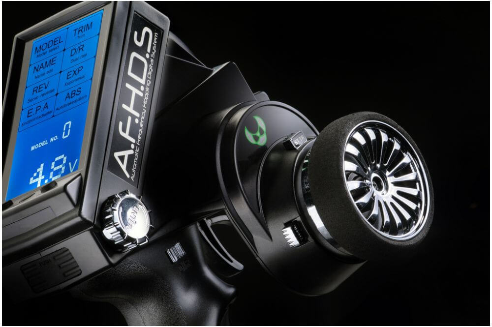 Radio 3 voies absima CR3P + 2 recepteurs 2.4ghz waterproof - 2000102 - Breizh Modélisme.