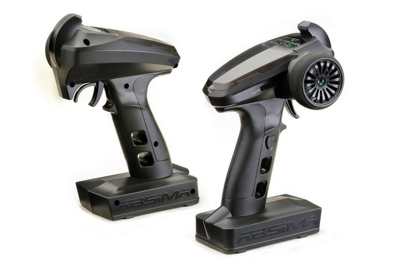 Radio 4 voies Absima CR4S V2 avec Récepteur 2,4Ghz pour Voitures RC - Breizh Modélisme.