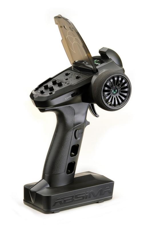 Radio 4 voies Absima CR4S V2 avec Récepteur 2,4Ghz pour Voitures RC - Breizh Modélisme.