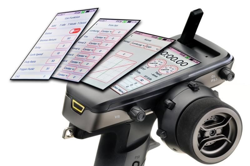Radio 9 voies Absima CR9T 2000012 avec Récepteur 2,4Ghz pour Voitures RC - Breizh Modélisme.