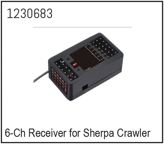Récepteur 6 canaux pour CR3.4 Crawler - 1230683 - Breizh Modélisme.