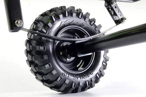 Remorque Tout Terrain en acier simple essieu - Accessoires pour crawler 1/10 - Breizh Modélisme.