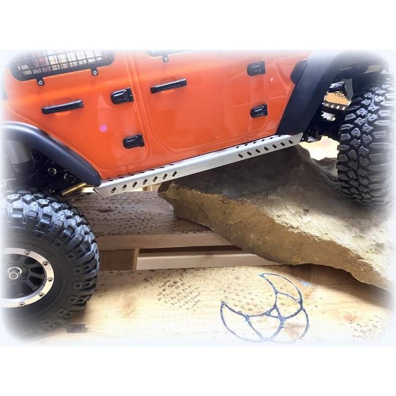 Seuils de porte alu pour Sherpa 1/10 (2) - Accessoires pour crawler 1/10 - Breizh Modélisme.